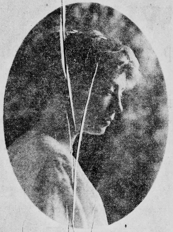Before: Scratched printed portrait, 1914
