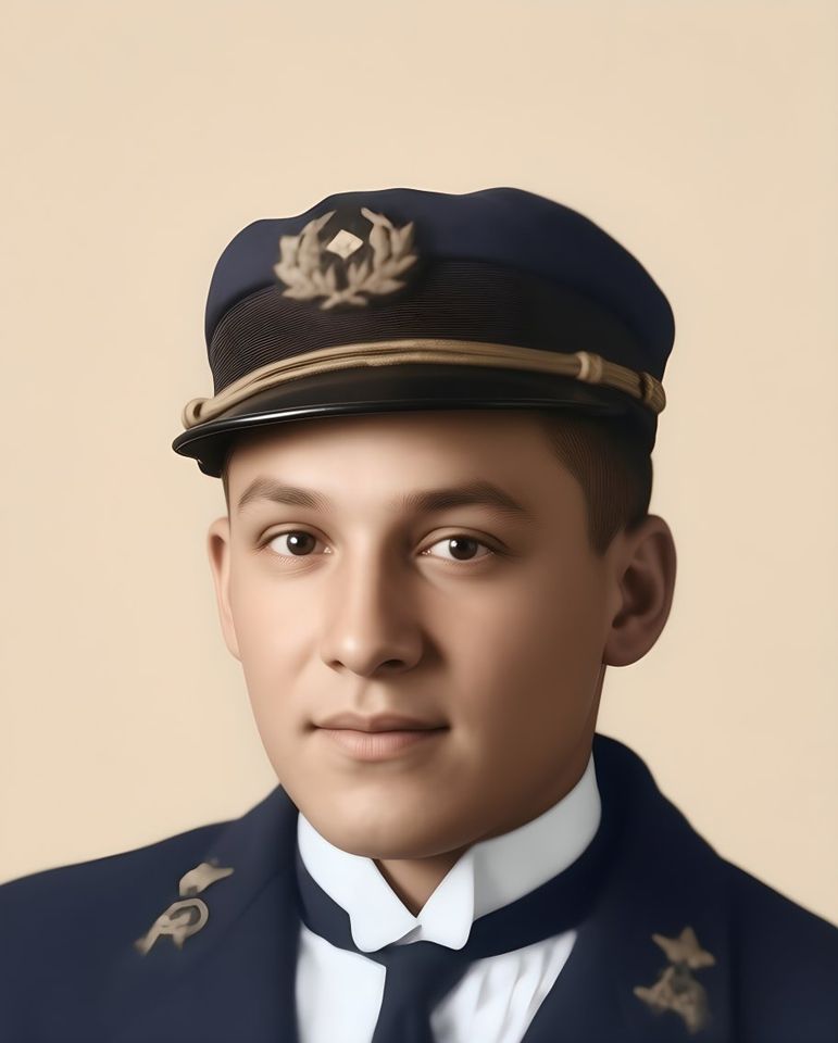 Restored: Faded portrait, 1925